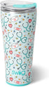 Swiglife 32oz Insulated Tumbler, Travel Coffee Tumbler with Lid, Cup Holder Friendly,