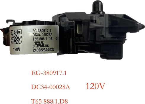 D.I. Accessa 2024 Genuine OEM Washer Door Lock Switch DC34-00028A Compatible for Samsung Washing Machine