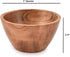 Handmade Acacia Wood Bowl Set of 3 for Nuts, Candy, Appetizers, Snacks, Ideal for Dinner Parties & Family Gatherings