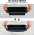Silicone Bread Loaf Pan with Metal Reinforced Frame, Non-Stick Baking Pans for Homemade Bread, Black