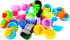 20pcs 5ml Silicone Container Non-Stick Food Grade Oil Wax Concentrate Jars (Color Random)