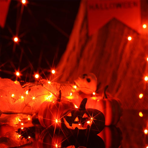 2 Pack 33ft 8 Beingreat USB Plug-in Fairy Lights, Mini led String Lights Black Wire with Modes for Halloween Christmas