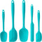 Silicone Spatula Set, 5 Piece - High Heat Resistant Rubber Spatulas for Baking, Cooking, Mixing, Dishwasher Safe