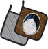 Caroline's Treasures SS8376PTHD Starry Night Samoyed Pot Holders, Kitchen Heat Resistant, 7 1/2 x 7 1/2