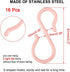 uxcell 16 Pack S Shaped Hooks Plastic Hanger for Kitchen Bathroom Closet Holder Pots and Pans Cups Utensils Coats Towels Hanging Pink by uxcell
