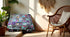 35 inches, CRAFT KALA Indian Square Patchwork Traditional Pouf Cover Indian Living Room Poufs Decorative Embroidered