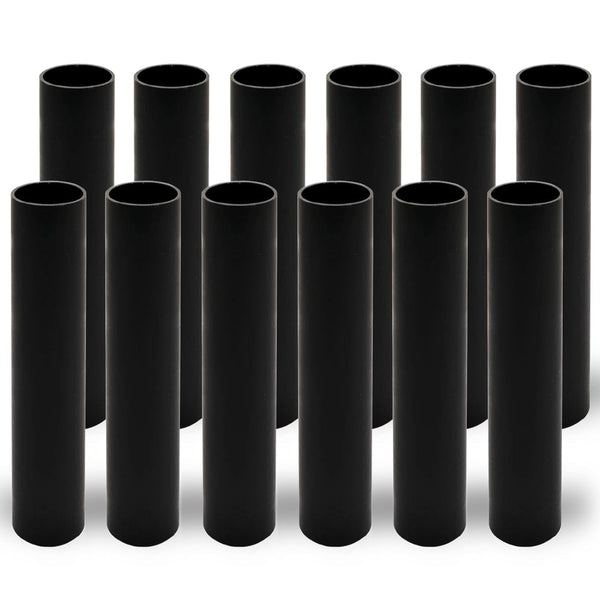 GooChan 2 3 4 6 7 Inch Black Plastic Candle Cover Sleeves,Chandelier Socket