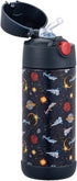 Snug 12oz Insulated Kids Water Bottle with Straw & Spout, Double-Wall Stainless Steel, Leakproof Easy-Flip Lid for