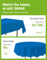 20 Pack, 54 108 Inch 2025, Pureegg Plastic Table Cloth Disposable x Table Cloths, Graduation Decorations Class