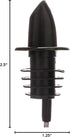 TableCraft Free Flow Pourers, Black, 24-Pack
