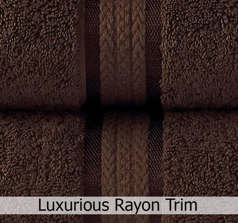 4 Pack 30x54 100% 580 COTTON CRAFT Ultra Soft Bath Towels - Extra Large Bath Towels - Oversized - Absorbent Everyday