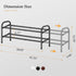 2 Closet, 28 42, Closet, 12 Gewudraw Tier Shoe Rack, Shoe Organizer for Metal Shelf Can Expandable to for Bedroom