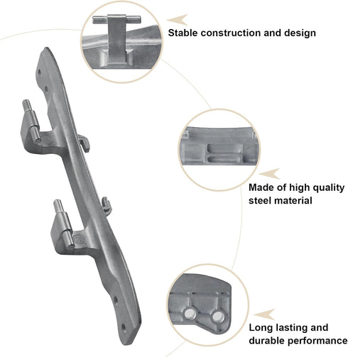W10208415 Washer Door Hinge for Whirlpool Washing Machine and Dryer, Replaces WPW10208415 AP6017115