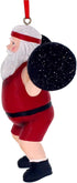 Kurt S. Adler Santa Weightlifter Ornament A1861, New Christmas Decoration