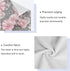 Sets 3 Sets1 1 1 ALAZA Pink Flowers Roses and Leaves on Gray Towel Bathroom Piece Bath Towel Bath Towel Hand Towel