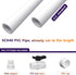 Set 1/2" Automatic Chicken Watering System with PVC Pipe (Real Complete Pipeline) - PVC Tee Fittings & Pipe & Garden