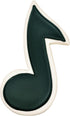 R&M Music Note Cookie Cutter, 5.5" Durable Tinplated Steel