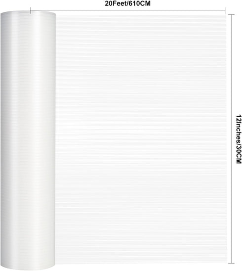 Shelf Liner, 12 Inches x 20 FEET Non-Slip Kitchen Cabinet Liner, Washable Oil-Proof Contact Paper