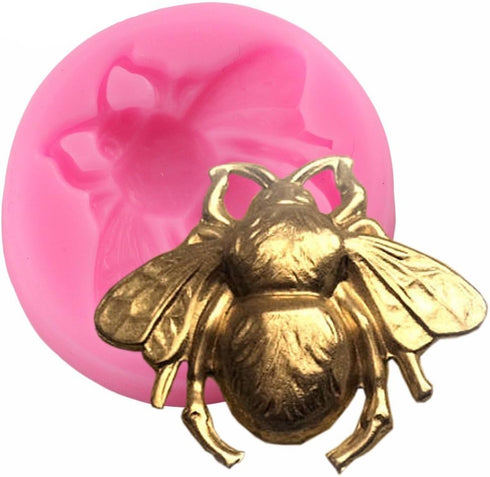 3D Bumble Bee Silicone Mold Fondant Chocolate Candy Gum Paste Kitchen Baking Sugar Craft Cake Decorating Tools