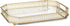 TEITEAI Bar Cart Tray, Decorative Mirrored Tray with Handles, Large Capacity Organizer, Gold