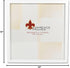 Lawrence Frames 10 by 10-Inch White Wood Picture Frame