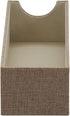 Household Essentials Brown 720-1 Deep Drawer Organizer Box for Storage | 12 in x 4 in x 3.13