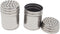 Honbay 2PCS 5 oz Stainless Steel Dredge Shaker Cans for Salt, Sugar, Spice, and Pepper Seasoning