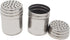 Honbay 2PCS 5 oz Stainless Steel Dredge Shaker Cans for Salt, Sugar, Spice, and Pepper Seasoning