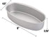Yesland 4 Packs Oval Cheesecake Pan - 8 Inch Non-Stick Oval Cake Bread and Meat Bakeware - Aluminum Breads Loaf Pans/Cake Mold for Oven, Pot Baking in Home, Kitchen & Bakery Use(Silver) by Yesland