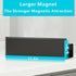 4 Pack Magnetic Spice Rack for Refrigerator Magnetic Fridge Shelf for Kitchen Magnetic Shelves for Fridge Black