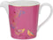 Sara Miller Chelsea Pink Creamer Pitcher by Portmeirion - 8oz Fine China Milk Jug with Gold Detailing