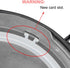 uxcell Silicone Gasket Sealing Ring for Electric, 8.7 Inch Inner Diameter, Fits 5/6 Models