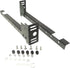 Tech Team Bed Frame Extension Set, 2 Pieces, Hardware Included, Extend Metal Bedframe to Meet Headboard