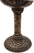 Ebros Norse Mythology Viking Alfather Odin God Of Asgard, 7oz Resin Wine Goblet Chalice with Stainless Steel Liner