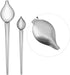 Cridoz 6 Pcs Precision Tongs Stainless Steel Kitchen Cooking Tweezers, Drawing Spoons, Offset Spatula for Food Plating