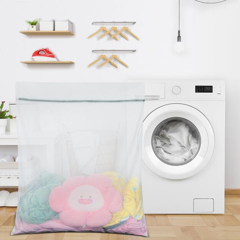 Vivifying 2 Pack Extra Large Mesh Laundry Bags with Zipper for Washing Machine, Coats, Stuffed Toys, Blanket, Delicates