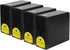 PUREBURG Replacement Filters for Airthereal Electric Kitchen Waste Composter (R500/R500-V), 4-Pack Activated Carbon