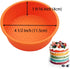 Silicone Mould for 4.5 Inch Layer Cake Pan, Set of 4 Round Cylinder Rainbow Cake Pans, Vegetable Pancakes