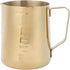 Thickened Gold Stainless Steel Coffee Milk Frothing Cup Pitcher Jug with Scale, 2#