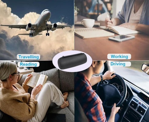 Patty Both Adjustable Lumbar Support Pillow, Memory Foam Back Cushion with Washable Cover for Travel, Office, Car