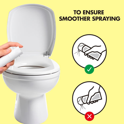 3 Pack, 1 oz 150 Travel Size Toilet Spray, Bathroom Odor Eliminator, fl Each, Up to Uses, For Home and Travel