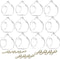 12 Pcs 3.15"/8cm Hanging Candle Holder Glass Globes for Candles, Air Plant Holders, Home Wedding Decoration