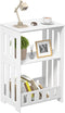 HAYOFAMY 3 Tier Side Table Night Stand, Narrow End Table with Display