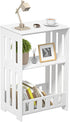 HAYOFAMY 3 Tier Side Table Night Stand, Narrow End Table with Display