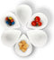 Ceramic Dip/Dipping Bowls Set, Small White Porcelain Bowls Set of 6 for Dessert, Cereal, Ketchup, 5oz/pc