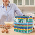Aztec Geometric Kitchen Aid Mixer Cover, Compatible with 4.5-5 Quart Mixers, Flower Design with Pockets