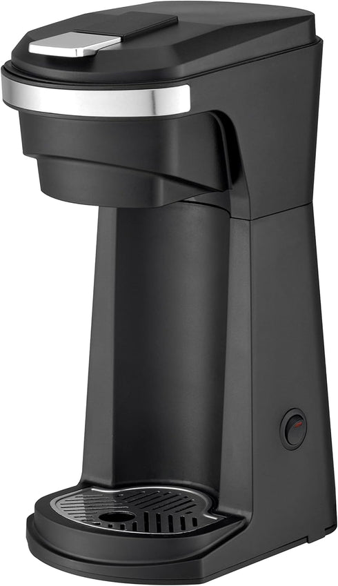 Newhouse Hardware Single Serve Coffee Maker, Compatible with K-Cups and Ground Coffee, Adjustable Tray