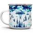 UFO Alien Abduction Enamel Camp Mug, Outdoor Camping Campfire Coffee Cup (12oz)