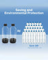 1 2 Pack, (1L) (1L) Soda Maker Bottle, Litre Reusable BPA Free Sparkling Water Bottles, Reusable Carbonating Bottles