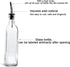DLD 16oz Glass Olive Oil Bottle Dispenser - Oil and Vinegar Cruet with Pourers, 473ml